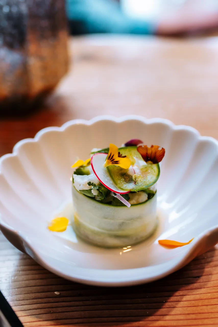 Family Dining private chef dinner in a Tofino vacation rental